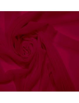 Voile polyester rouge